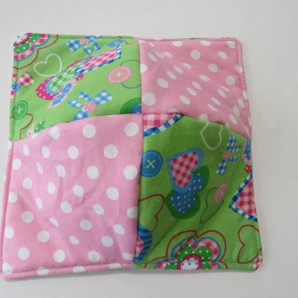 Microwave bowl cozy, patchwork soup bowl cozy - Picture 2 of 4